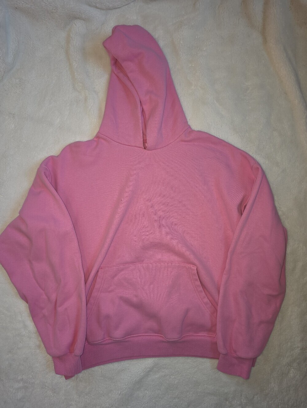 SKIMS Cotton Fleece Pullover Hoodie Bubblegum Pink XL Sold Out Rare - Picture 2 of 5